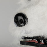 Cosplay Latex Mask Carnival Prop Costume Masks Adult Animal White Dog Mask Can Open Mouth Cosplay Halloween Party - BFJ Cosmart