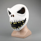 The Nightmare Before Christmas Jack Skellington Cosplay Latex Helmet Halloween Props - BFJ Cosmart