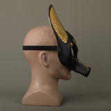 Egyptian Anubis Cosplay Face Mask Latex foam Canis spp Wolf Head Animal Masquerade Props Party Halloween Fancy Dress Ball - BFJ Cosmart