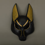 Egyptian Anubis Cosplay Face Mask Latex foam Canis spp Wolf Head Animal Masquerade Props Party Halloween Fancy Dress Ball - BFJ Cosmart