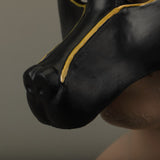 Egyptian Anubis Cosplay Face Mask Latex foam Canis spp Wolf Head Animal Masquerade Props Party Halloween Fancy Dress Ball - BFJ Cosmart