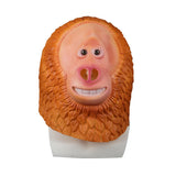 Animal Masks Latex Animal Themed Costumes Monkey Orangutan Mask Cosplay Prop Halloween Accessories Men Women Face Mask Full Head - BFJ Cosmart