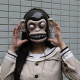 Animal Masks Animal Themed Costumes Monkey Orangutan Mask Cosplay Prop Halloween Accessories Men Women Face Mask Full Head - BFJ Cosmart