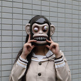Animal Masks Animal Themed Costumes Monkey Orangutan Mask Cosplay Prop Halloween Accessories Men Women Face Mask Full Head - BFJ Cosmart