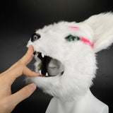 Animal Masks Animal Themed Costumes Horrible Rabbit Mask Felt Plastic Cosplay Prop Halloween Accessories Men Women Face Mask - BFJ Cosmart