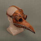 Steampunk Plague Doctor Mask Latex Bird Beak Doctor Mask Long Nose Masks Cosplay Costume Funny Face Wear Halloween Party New - BFJ Cosmart