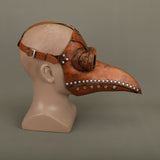 Steampunk Plague Doctor Mask Latex Bird Beak Doctor Mask Long Nose Masks Cosplay Costume Funny Face Wear Halloween Party New - BFJ Cosmart