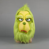 New Sale Grinch Mask Men Women Green Latex Party Cosplay Mask With Further Helmet Headgear Halloween Christmas Accessory - BFJ Cosmart