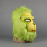 New Sale Grinch Mask Men Women Green Latex Party Cosplay Mask With Further Helmet Headgear Halloween Christmas Accessory - BFJ Cosmart