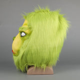 New Sale Grinch Mask Men Women Green Latex Party Cosplay Mask With Further Helmet Headgear Halloween Christmas Accessory - BFJ Cosmart