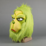 New Sale Grinch Mask Men Women Green Latex Party Cosplay Mask With Further Helmet Headgear Halloween Christmas Accessory - BFJ Cosmart