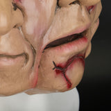 Halloween Masks Latex Party Horrible Scary Prank Three Faces Horror Mask Fancy Dress Cosplay Costume Mask Masquerade - BFJ Cosmart