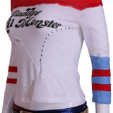 2016 Movie Cosplay Suicide Squad Harley Quinn Costume T Shirt Daddy's Lil Monster T-Shirt Joker Cosplay Costumes Full Set - BFJ Cosmart