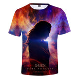 2019 Cosplay Costume X-Men: Dark Phoenix T-shirt Tops Men's Women's Jean Grey Shirts Tee for Adults Women Men Halloween Party - BFJ Cosmart