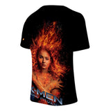 2019 Cosplay Costume X-Men: Dark Phoenix T-shirt Tops Men's Women's Jean Grey Shirts Tee for Adults Women Men Halloween Party - BFJ Cosmart