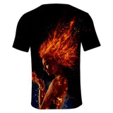 2019 Cosplay Costume X-Men: Dark Phoenix T-shirt Tops Men's Women's Jean Grey Shirts Tee for Adults Women Men Halloween Party - BFJ Cosmart