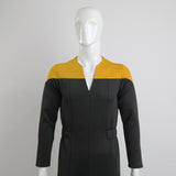 Star trek Deep Space Nine Trek Commander Sisko Duty Uniform Jumpsuit Yellow Cosplay Costumes Halloween Party Prop - BFJ Cosmart