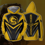 Mortal Kombat X Sub-Zero Scorpion T-shirt Cosplay Costume Men Women Zip-up Hoodies Sweatshirts Mortal Kombat Hoodies Jackets - BFJ Cosmart