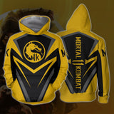 Mortal Kombat X Sub-Zero Scorpion T-shirt Cosplay Costume Men Women Zip-up Hoodies Sweatshirts Mortal Kombat Hoodies Jackets - BFJ Cosmart