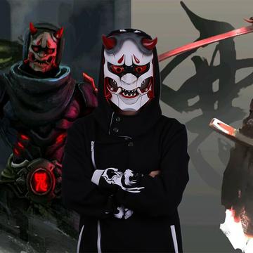 Overwatch Genji Roleplay Mask