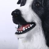 Border Collie Dog Latex Animal Mask Halloween Masquerade Fancy Dress Party Mask Cosplay Prop