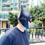 Batman Arkham Knight Latex Mask Halloween Masquerade Fancy Dress Party Mask Black Cosplay Prop