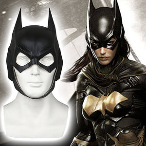 Batman Arkham Knight Latex Mask Halloween Masquerade Fancy Dress Party Mask Black Cosplay Prop