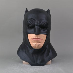 Batman Full Head Latex Mask Black Halloween Masquerade Fancy Dress Up Party Cosplay Prop