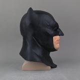 Batman Full Head Latex Mask Black Halloween Masquerade Fancy Dress Up Party Cosplay Prop