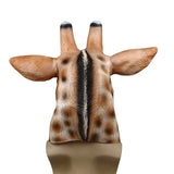 Giraffe Latex Mask Animal Deer Halloween Masquerade Fancy Dress Party Mask Cosplay Prop