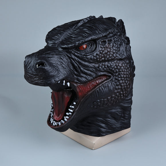Godzilla Full Head Face Mask Halloween Masquerade Fancy Dress Up Party Cosplay Prop