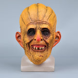 Horror Pumpkin Face Head Mask Halloween Masquerade Fancy Dress Up Party Cosplay Prop