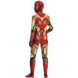 Iron Man Jumpsuit Cosplay Costume Superhero Halloween Carnival Dress Up Outfits