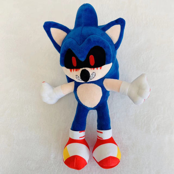 Sonic the Hedgehog Blood Sonic EXE Plush Toy Soft Stuffed Doll Holiday Gifts