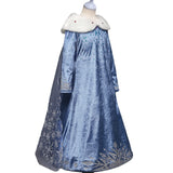 New Kids Frozen Aisha Dress Girl Anna Princess Skirt Dress Cosplay Costume