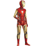 Iron Man Jumpsuit Cosplay Costume Superhero Halloween Carnival Dress Up Outfits