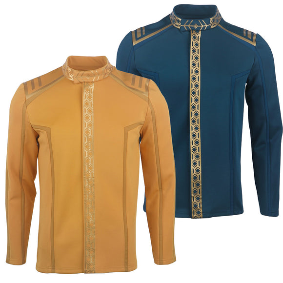 Star Trek: Strange New Worlds Uniform Cosplay Startfleet Top Shirts Zipper Coat Halloween Costume for Adult