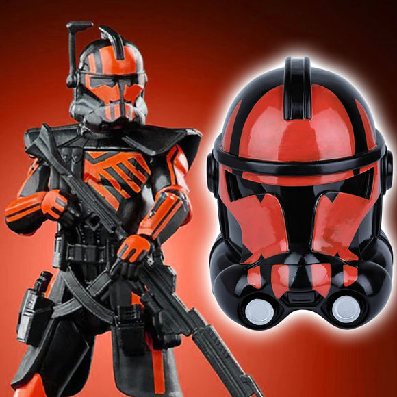 Star Wars ARC Clone Trooper Mask Orange Helmet Halloween Masquerade Party Cosplay Prop