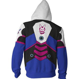 BFJmz OW Over Watch D.va 3D Printing Coat Zipper Coat Leisure Sports Sweater  Autumn And Winter - BFJ Cosmart