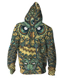 BFJmz Owl Hooded Sweater 3D Printing Coat Zipper Coat Leisure Sports Sweater Autumn And Winter - BFJ Cosmart