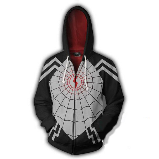 BFJmz Venom Spiderman 3D Printing Coat Leisure Sports Sweater Couple Sweater Autumn And Winter - BFJ Cosmart