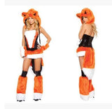BFJFY Halloween Women Animal Costume Polar Bear Fox Cosplay Uniform - BFJ Cosmart