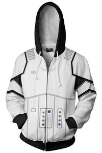 BFJFY Star Wars Men's Stromtrooper Fleece Hoodie - BFJ Cosmart