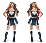 BFJFY Women Halloween Superhero Female Thor Cosplay Dress Outfit - BFJ Cosmart