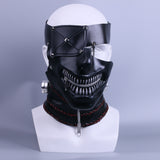 Tokyo Ghoul Movie Cosplay Kaneki Ken Masks Latex Zipper Adjustable Masks Props Helloween - BFJ Cosmart
