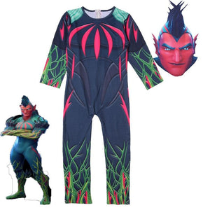 Fortnite Kid's Cosplay Flytrap Costume Tree Man Jumpsuit For Helloween - BFJ Cosmart