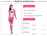 Fortnite Halloween Cuddle Team Leader Pink Bear Cosplay Costume Jumpsuit Woman - BFJ Cosmart