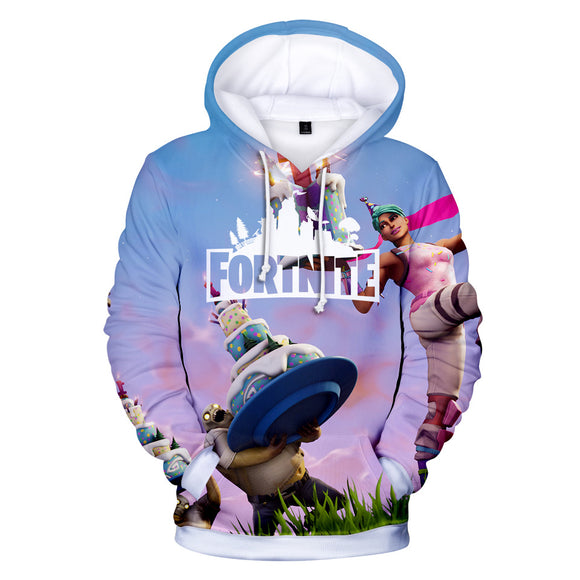 BFJbl Fortnite Costume Hooded Sweater 3D Printing Coat Leisure Sports Sweater Autumn And Winte - BFJ Cosmart