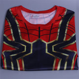 Avengers Infinity War T-Shirts Cosplay Iron Spiderman 3D Sports T-Shirt Long Sleeve Halloween Party - BFJ Cosmart