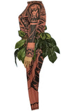 BFJFY Men's Halloween Movie Moana Maui Pimitive Man Cosplay Costume - BFJ Cosmart